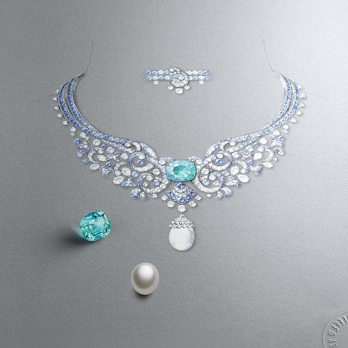 Van Cleef & Arpels Seven Seas 系列高級珠寶。